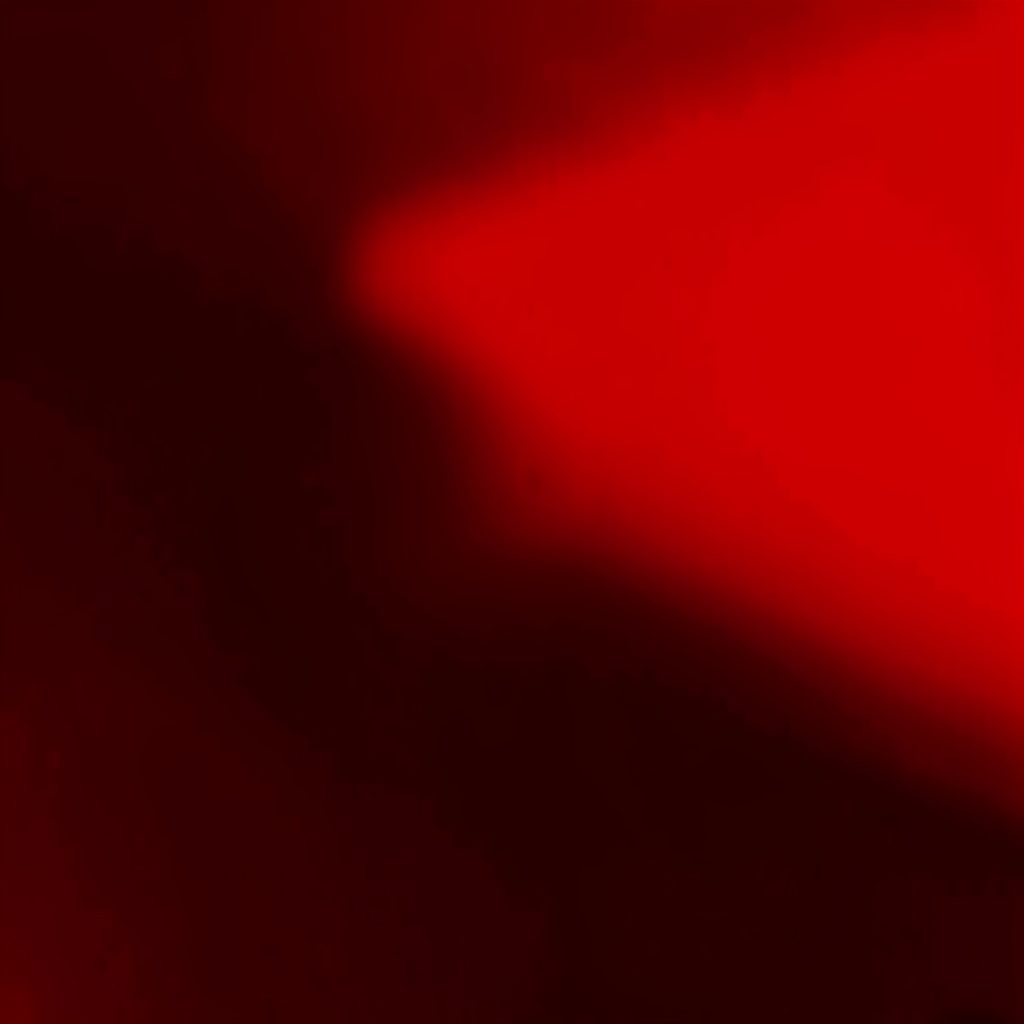 Mobile payment screen illustration in red and cream duotone